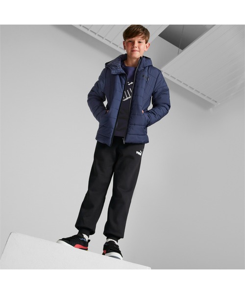 PUMA（プーマ） ダウン アウター キッズ ESS フーデッド 中綿