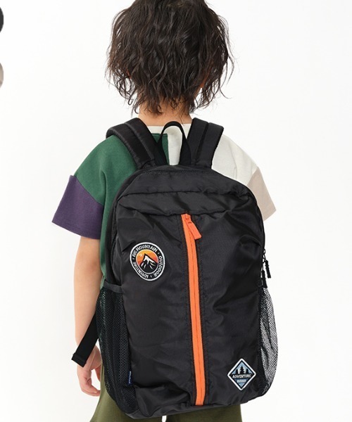 Kids Foret（キッズフォーレ） リュック ワッペン付き撥水オーバル