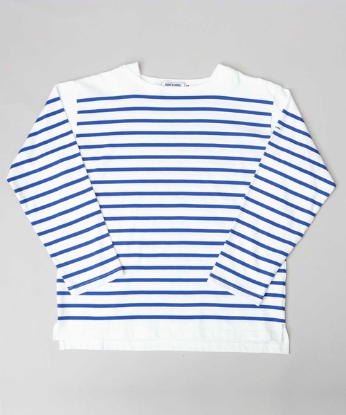 MONT KEMMEL tシャツ ルーズシルエット ボートネック ボーダー バスク
