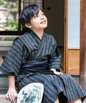浴衣 ボーイズ 浴衣 2点セット(浴衣+兵児帯...の詳細画像1