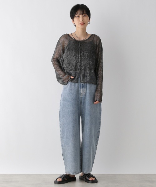 LEPSIM tシャツ 2WAYシアーラメプルオーバー 120802 レディース