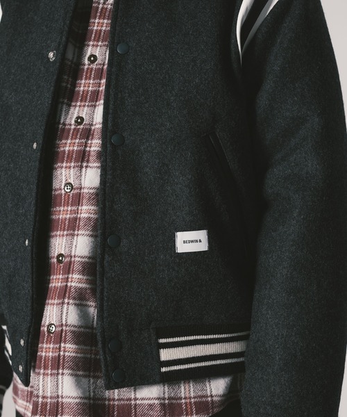 BEDWIN & THE HEARTBREAKERS スタジャン MELTON AWARD JACKET