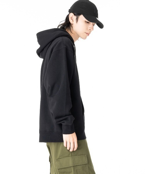 未使用 ボックスロゴパーカー プルオーバー スウェット フーディ サイズL NEW ERA（ニューエラ） パーカー パーカー BoxLogoオーバーサイズ