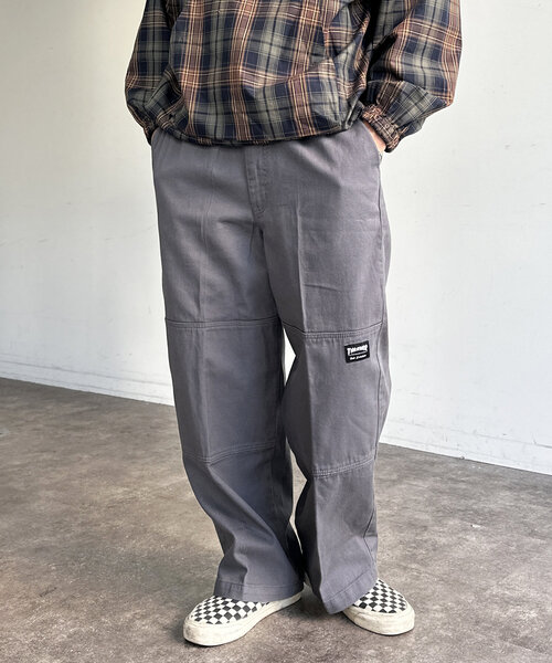 CPCM（シーピーシーエム） パンツ THRASHERダブルニーパンツ2 メンズ