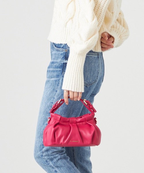 ラバガジェリー　レザーバッグ LA BAGAGERIE（ラバガジェリー） ショルダーバッグ ミニ財布 セット