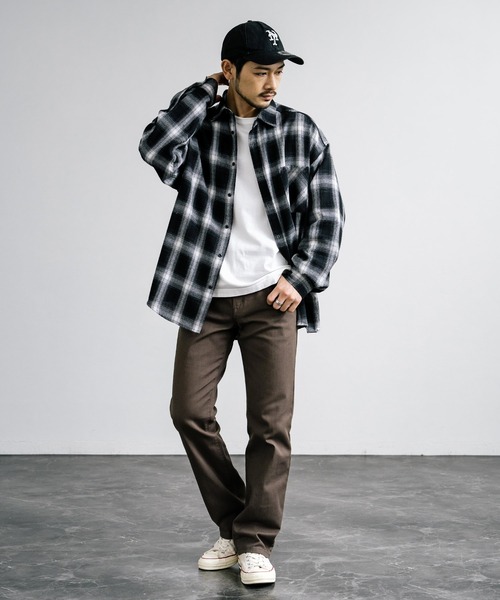 Hanes（ヘインズ） パンツ ストレッチ5ポケットカツラギパンツ メンズ