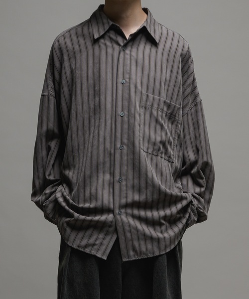Shadow stripe tailored jacket/シャドーストライプテーラード
