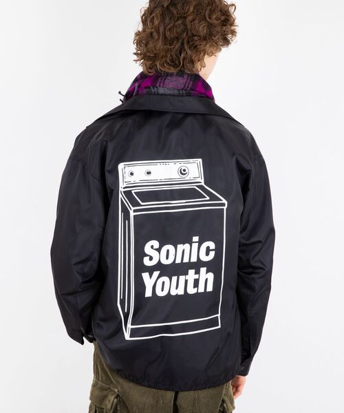 SONIC YOUTH リメイク パッチ フィールド ジャケット SONIC YOUTH/diRty刺繍 リブブルゾン|HYSTERIC GLAMOUR MEN