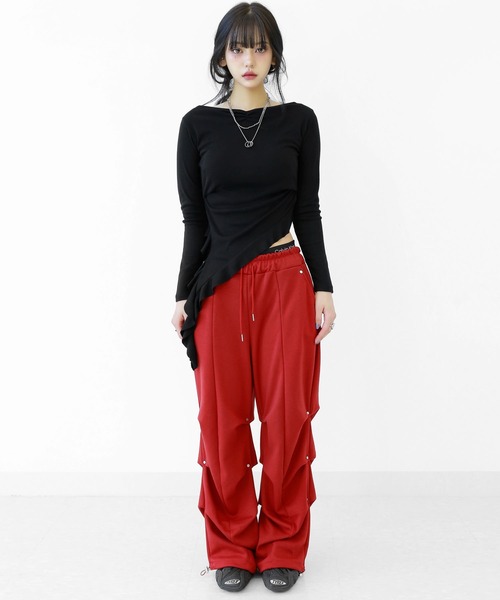 Badblood スウェット ジャージ パンツ レッド 赤 RED S Badblood スウェット ジャージ パンツ レッド 赤 RED S - メルカリ