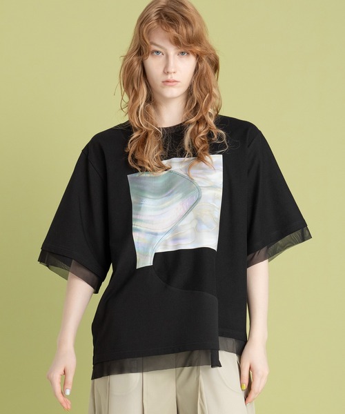 AULA AILA（アウラ アイラ） tシャツ シェルプリントTシャツ