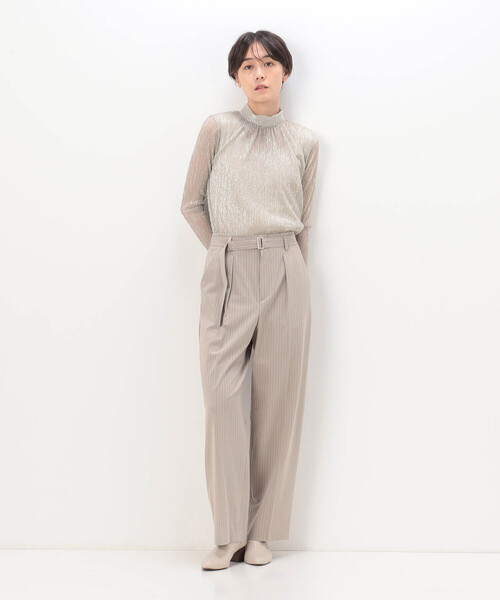 K.T KIYOKO TAKASE（K.T キヨコ タカセ） パンツ ストレッチストライプ