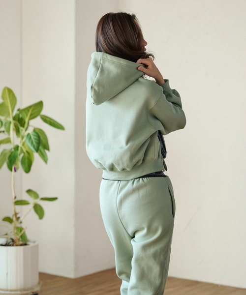 ALOALO スウェットパンツ ジャージ 裏起毛ジョガーパンツ レディース
