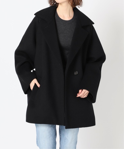 「IENA」 ピーコート 36 ブラック レディース_画像8