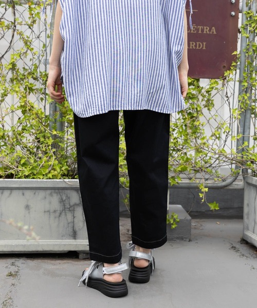 niko and…（ニコアンド） パンツ ストレッチテーパードパンツ2