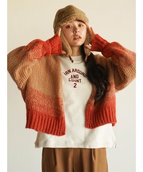 カーディガン Hem gradation cardigan レディース