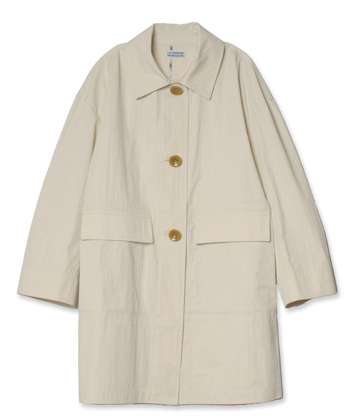 未使用】マリンフランセーズ プードルファーロングコート グレー