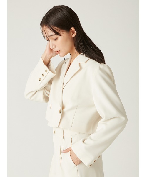 FRAY I.D ショートツイルジャケット FRAY I.D ジャケット テーラードジャケット ショートツイル