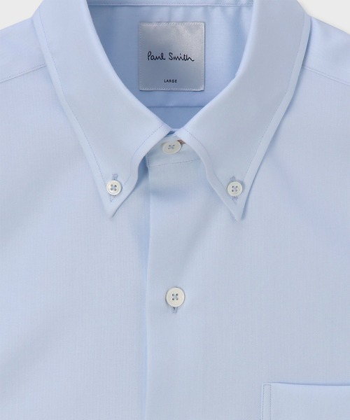 Paul Smith（ポール・スミス） フォーマル シャツ ヘリンボーン ボタン