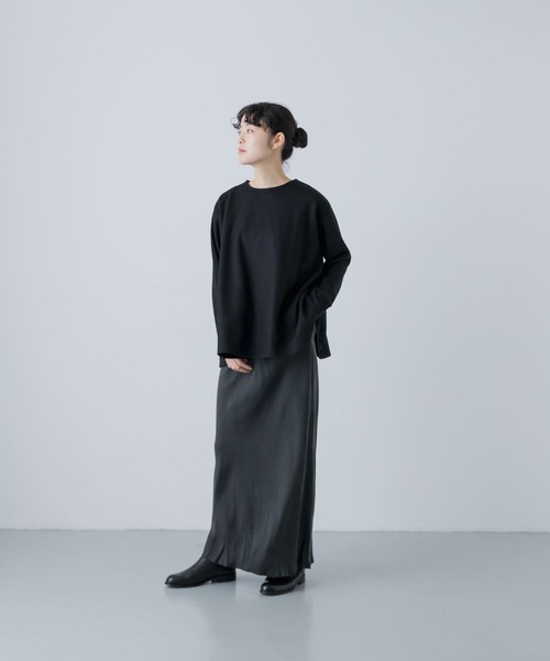 r*r様 かぐれ｜キュプラスカート　ブラック　0 かぐれ スカート 「2サイズ展開」キュプラスカート : ZOZOTOWN