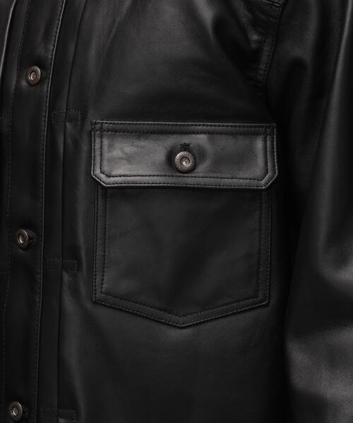 革ジャン ライダース Schott/ショット/SHEEP LEATHER 1st TRACKER JACKET/シープレザー Gジャンの画像