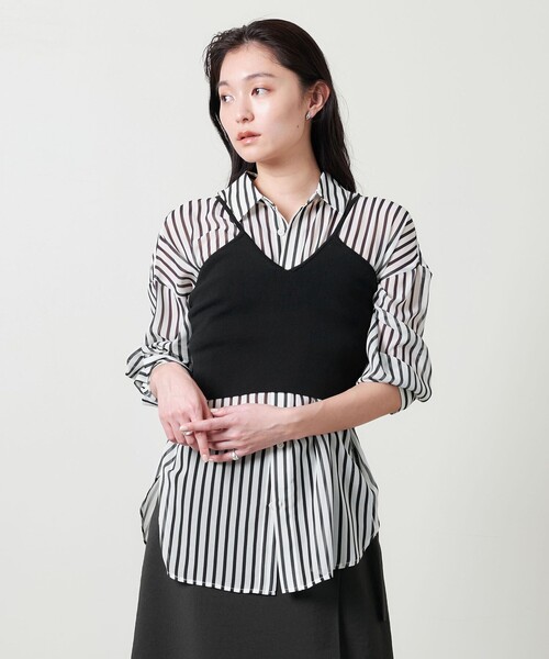 UNITED ARROWS   モールボーダーキャミソール　ビスチェ UNITED ARROWS モールボーダーキャミソール ビスチェ - メルカリ