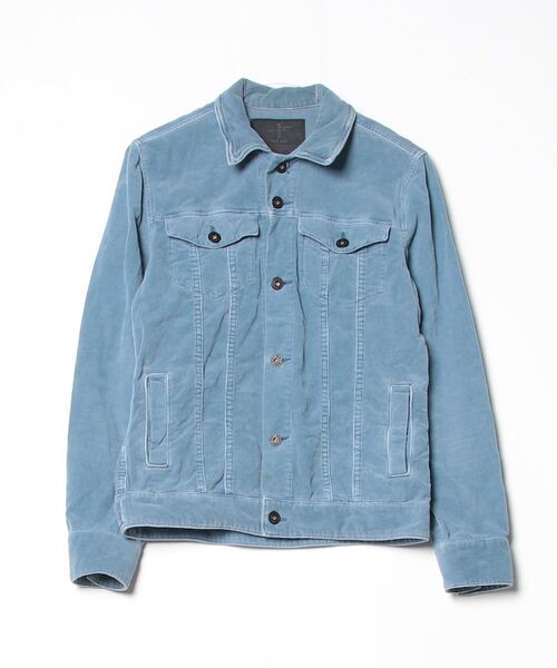 NO ID.（ノーアイディー） コーデュロイジャケット 1 ブルー メンズ