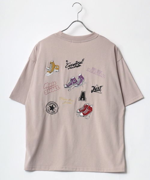 CONVERSE（コンバース） tシャツ オーバーサイズ ワンポイントロゴ刺繍