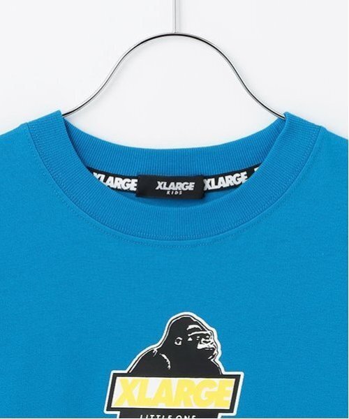 XLARGE KIDS tシャツ バックスプレーロゴ半袖Tシャツ キッズ