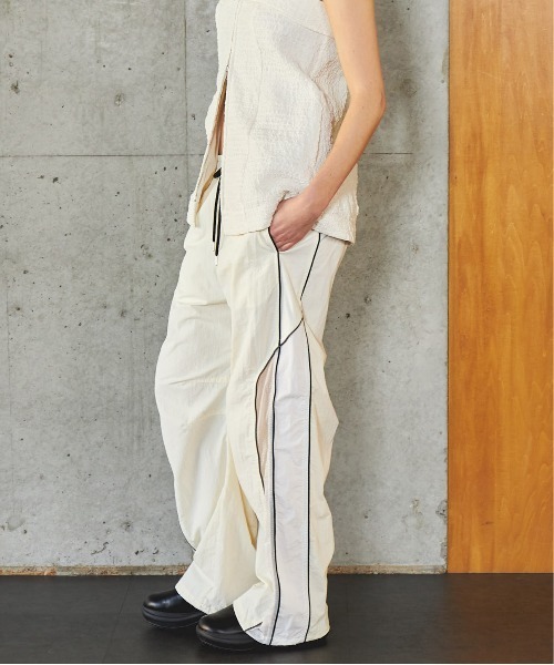 MAISON SPECIAL パンツ Color Block Sporty Pants/カラー