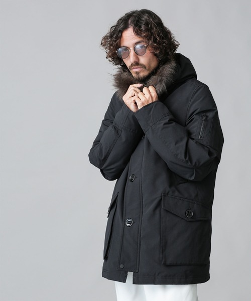 NANO UNIVERSE ダウンジャケット NANO universe（ナノ・ユニバース） ダウンジャケット SMALL ブラック