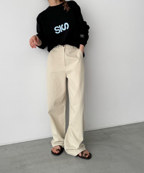 【CANAL JEAN】シャツ CANAL JEAN ブラウス シャツ El mar テンセル開襟シャツ