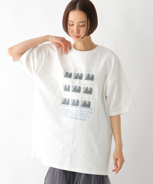 LEPSIM tシャツ ピグメントロゴBIGT 327497 レディース