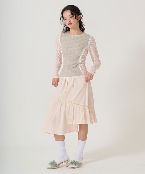 切替 ギャザースカート TINA：JOJUN TINA：JOJUN スカート 切替 ギャザースカート : ZOZOTOWN Yahoo