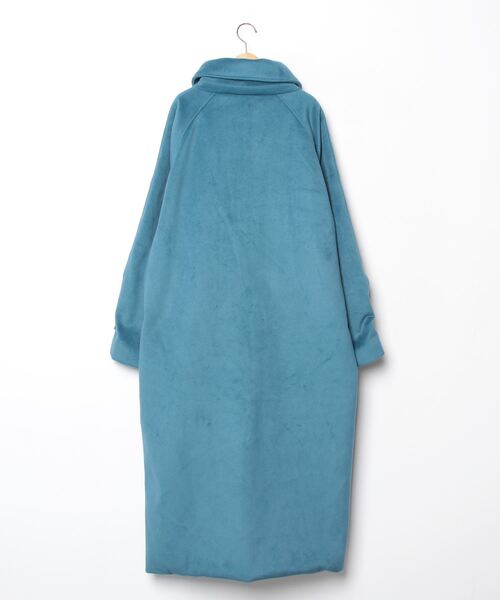 「FEKETE」 ステンカラーコート LARGE ブルー メンズ_画像2