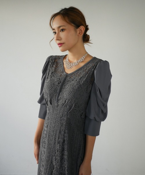 My shawty レースワンピース　ドレス My shawty レースワンピース ドレス ブラック - スーツ
