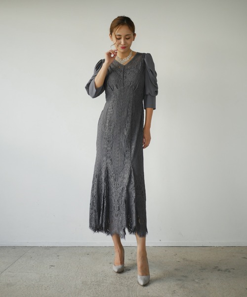 My shawty レースワンピース　ドレス My shawty ドレス mermaid lace dress : ZOZOTOWN Yahoo!店