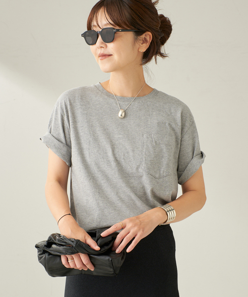 Plage - 限定お値下げ♡plage 2021♡バンドカラーポケットシャツ plage（プラージュ）の「バンドカラーポケットシャツ◇（シャツ
