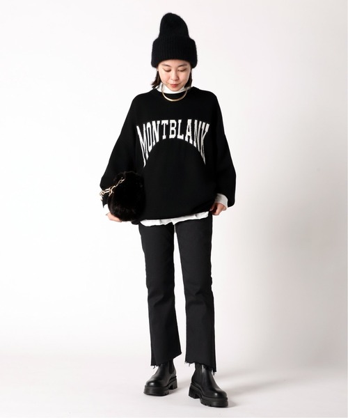 AP STUDIO 長袖ニット - ブルー レディース : ZOZOTOWN Yahoo!店