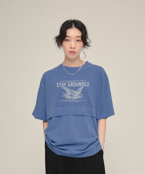tシャツ 「eL」Layered Tee SS/459633 レディース tシャツ 「eL」Layered Tee SS/459633 レディース : ZOZOTOWN