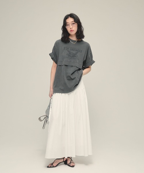tシャツ 「eL」Layered Tee SS/459633 レディース tシャツ 「eL」Layered Tee SS/459633 レディース : ZOZOTOWN