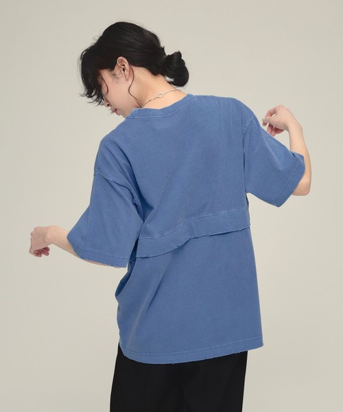 tシャツ 「eL」Layered Tee SS/459633 レディース tシャツ 「eL」Layered Tee SS/459633 レディース : ZOZOTOWN