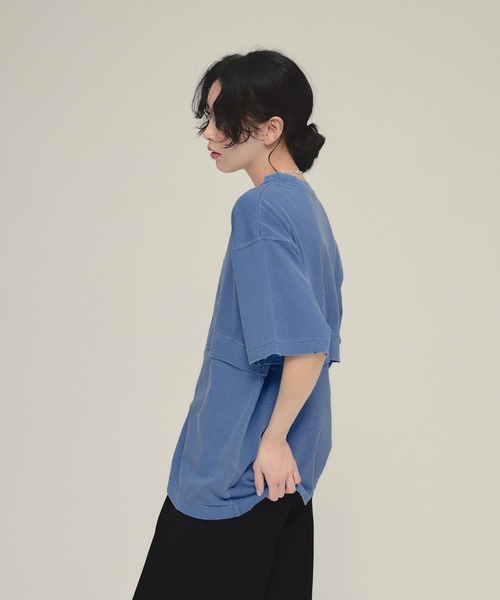tシャツ 「eL」Layered Tee SS/459633 レディース tシャツ 「eL」Layered Tee SS/459633 レディース : ZOZOTOWN