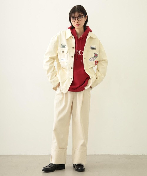 MILKFED.（ミルクフェド） ブルゾン アウター PATCHED COVERALL JACKET