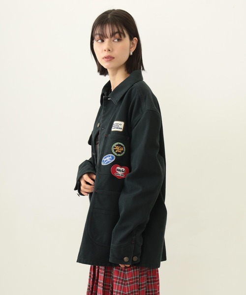 MILKFED.（ミルクフェド） ブルゾン アウター PATCHED COVERALL JACKET 