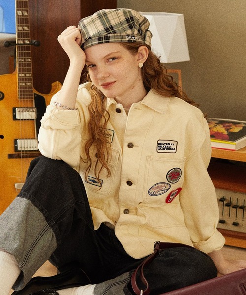 MILKFED.（ミルクフェド） ブルゾン アウター PATCHED COVERALL JACKET