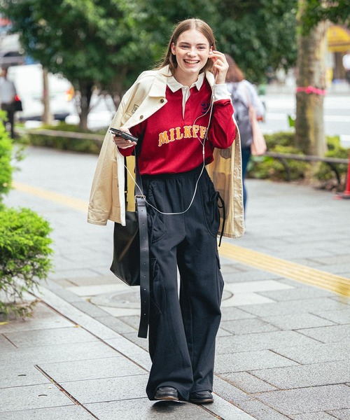 MILKFED.（ミルクフェド） ブルゾン アウター PATCHED COVERALL JACKET 
