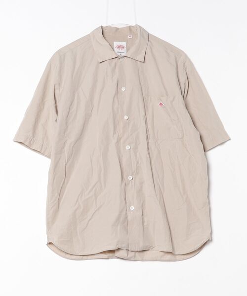「DANTON」 半袖シャツ 42 ベージュ レディース