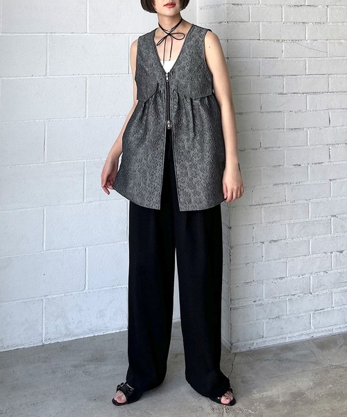 PAGEBOY（ページボーイ） ベスト ジレ 「WEB限定」DAILY ZIPロング