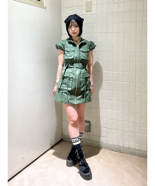 jouetie ジュエティ ミリタリーワンピース jouetie（ジュエティ）の「ミリタリー2WAYワンピース