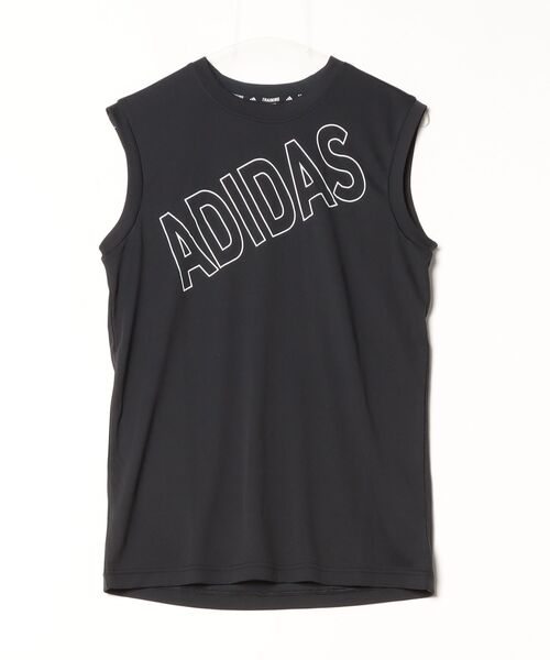 Aries tシャツ　タンクトップ　黒 adidas タンクトップ アディダス M COOL BIG LOGO メンズ